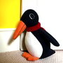 Penguin Doorstop Personalised And Handmade, thumbnail 5 of 6
