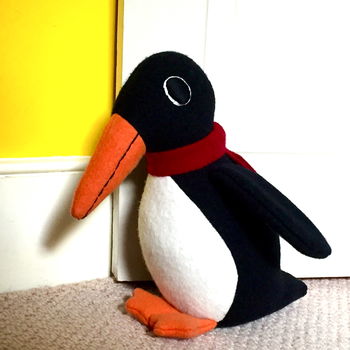 Penguin Doorstop Personalised And Handmade, 5 of 6