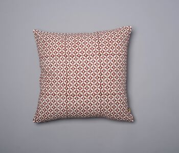 Circle Patterned Block Print Cushion Cover, 3 of 12