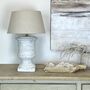 Pale Wash Distressed Table Lamp Garda, thumbnail 3 of 9