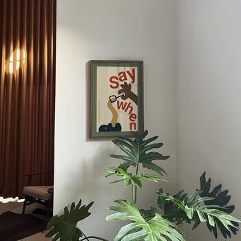 Say When Retro Wine Wall Print, 8 of 10