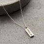 Personalised Silver Kintsugi Tag Necklace, thumbnail 10 of 12