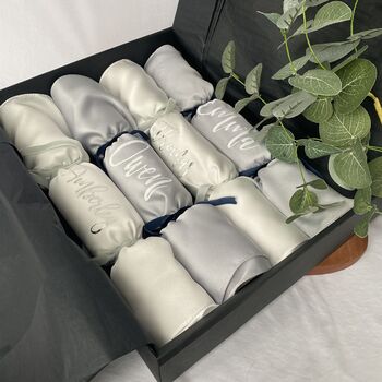 Personalised Reusable White Christmas Crackers, 7 of 10
