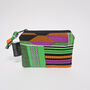 Mini Zip Pouch Coin Purse | Kente Kofi Print, thumbnail 5 of 7