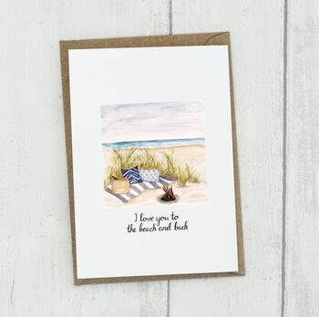 I Love You To The Beach And Back Card, 3 of 4