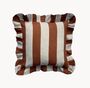 Cinnamon Stripe Cushion, thumbnail 2 of 2