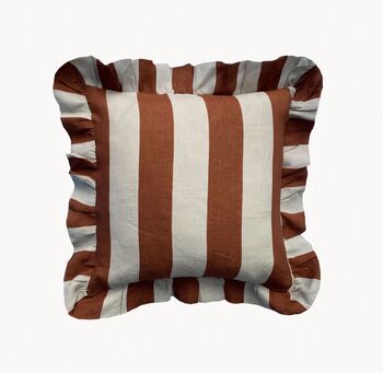 Cinnamon Stripe Cushion, 2 of 2