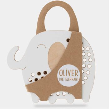 Wooden Lacing Toy Oliver The Elephant, 4 of 4