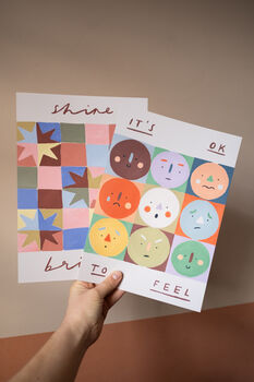 It's Ok To Feel Emotions Illustrative Art Print, 3 of 6