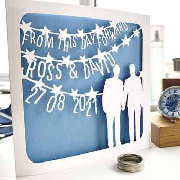From This Day Personalised Wedding Card, 3 of 6