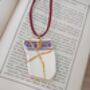 Large Queen Victoria Kintsugi Pendant, thumbnail 3 of 4