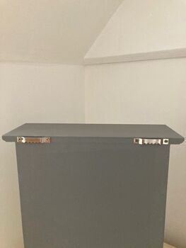 Grey Wooden Key Box Cabinet Wall Mounted Freestanding, 11 of 11