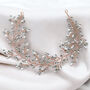 Crystal Rose Gold Hair Vine, thumbnail 2 of 4