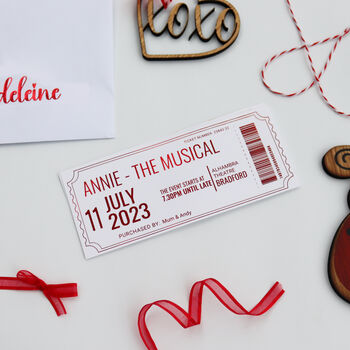 Special Event Gold Foil Gift Ticket, 8 of 12