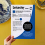 Personalised Season Print For Leicester City Fans, thumbnail 4 of 7