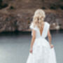 Beach Linen Wedding Dress, thumbnail 11 of 11