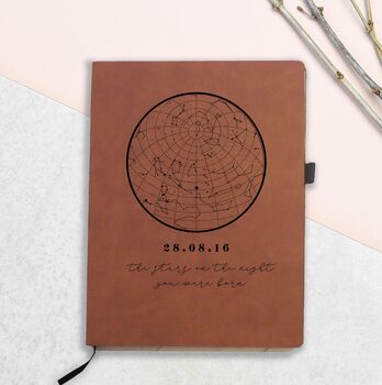 Personalised Star Map Notebook, 3 of 5