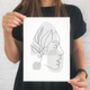 A Pair Of Line Art Figure Unframed Prints, thumbnail 4 of 9