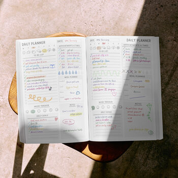 Personalised Daily Planner | Undated Journal, 2 of 10