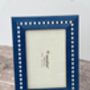 Natalini Blue With Shell Squares Photo Frame, thumbnail 2 of 4