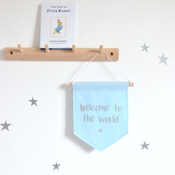 Welcome To The World Nursery Banner, 4 of 5