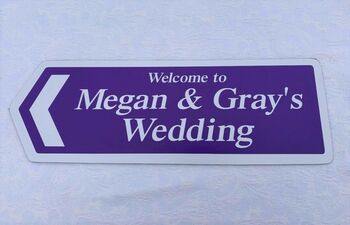 Personalised Wedding Sign, 8 of 12