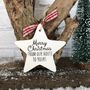 Personalised Christmas 'From Our House' Ceramic Star, thumbnail 2 of 5