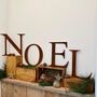 Noel Christmas Mantlepiece Fireplace Decoration Sign, thumbnail 7 of 10
