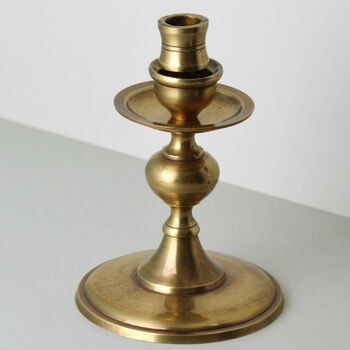 Vintage Mid Century Brass Candlestick / Candle Holder, 3 of 3