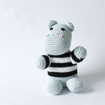 Hand Crochet Little Hippo, 6 of 7