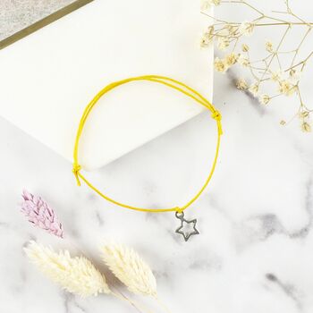 A Very Happy Christmas Star Charm Wish Bracelet, 2 of 5