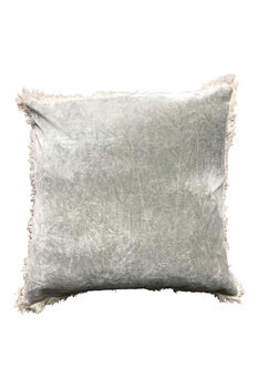 Maitri Stonewashed Velvet Cushion Cover 60x60, 3 of 6