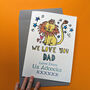 Personalised Big Dear Dad Card, thumbnail 4 of 5