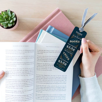Personalised 'If You Only' Vintage Style Metal Bookmark, 2 of 7