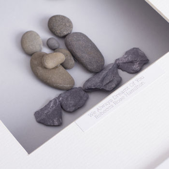 Personalised New Baby Pebble Picture, 3 of 4