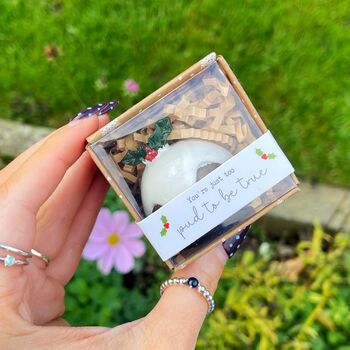 Christmas Tiny Pudding Keepsake, 3 of 3