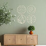 Handmade Wooden Four Elements Wall Art Set For Modern Home Decor, thumbnail 8 of 9