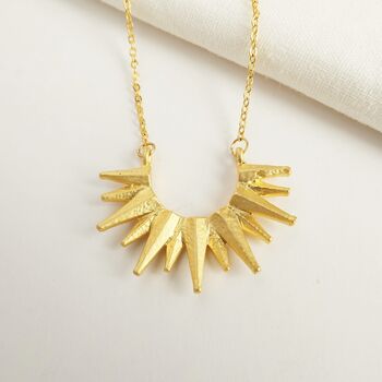 Spiked Statement Necklace, 2 of 3