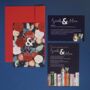 Bespoke Floral Illustrated Wedding Invitations, thumbnail 6 of 6
