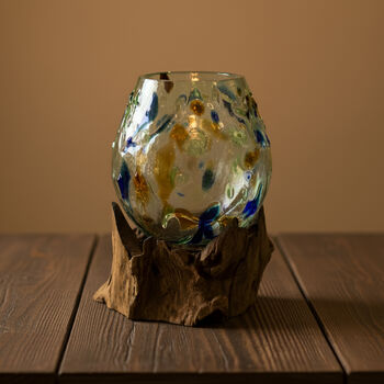 Colourful Molten Glass Fruit Bowl And Decorative Bowl, 3 of 4