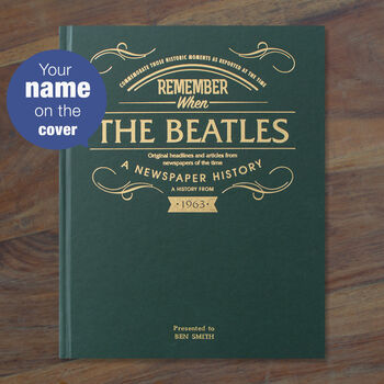 The Beatles Personalised Gift Music Legend Deluxe Book, 2 of 12