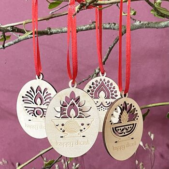 Laser Cut Wooden Diwali Decorations, 9 of 10
