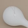 Personalised Silver First Holy Communion Cross Necklace, thumbnail 4 of 5