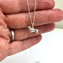Sterling Silver Dachshund Necklace, thumbnail 2 of 5