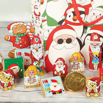 Christmas Goody Bag Containing 24 Christmas Chocolates Perfect For Advent, 2 of 3
