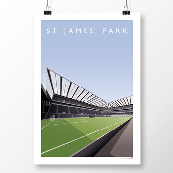 Newcastle St James' Park Milburn/Leazes Poster, 2 of 8