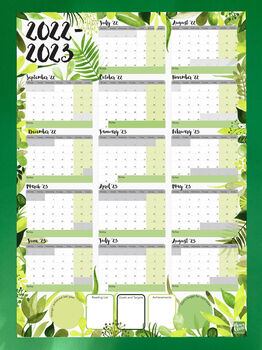 Giant 2022 To 2023 Academic Botanical Wall Planner, 3 of 8