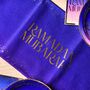 Ramadan Mubarak Table Runner Purple And Gold, thumbnail 1 of 3