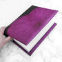 A6 Lotus Leaf Leather Notebook, thumbnail 9 of 12