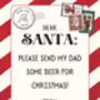 Personalised Christmas Craft Lager Gift, thumbnail 7 of 11